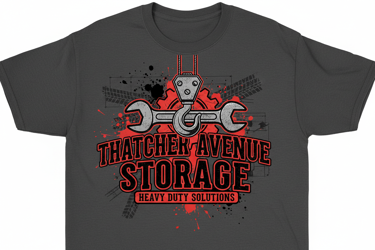 Black and red construction design