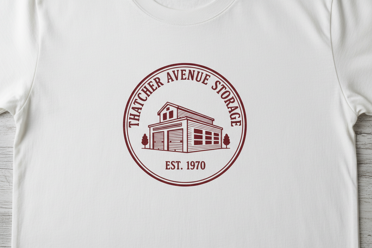 Thatcher Avenue Storage - Employee Shirt Design Options
