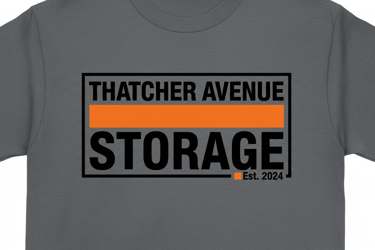 Thatcher Avenue Storage - Employee Shirt Design Options