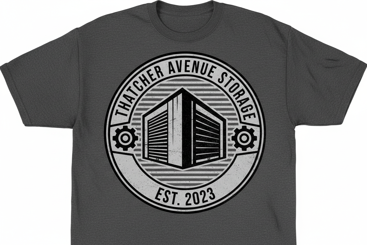Thatcher Avenue Storage - Employee Shirt Design Options