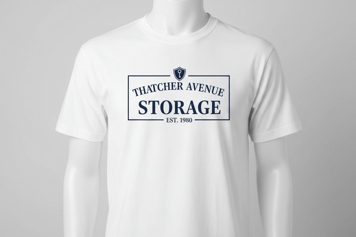 Thatcher Avenue Storage - Employee Shirt Design Options