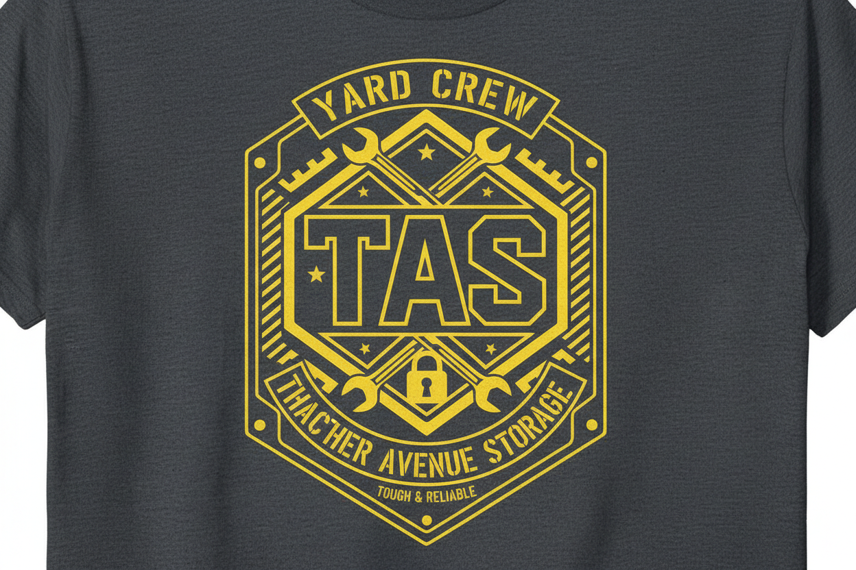 Industrial gray and yellow design